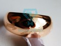 Широкие обручальные кольца с оленями из золота на заказ